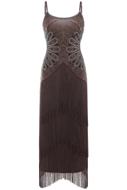 BABEYOND Evening Dresses | Fringe<Stylish Geometric Fan Fringe Evening Gown