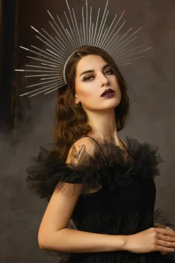 BABEYOND Halo Crown<Sunburst Spiked Goddess Halo Headband