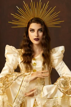BABEYOND Halo Crown<Sunburst Spiked Goddess Halo Headband