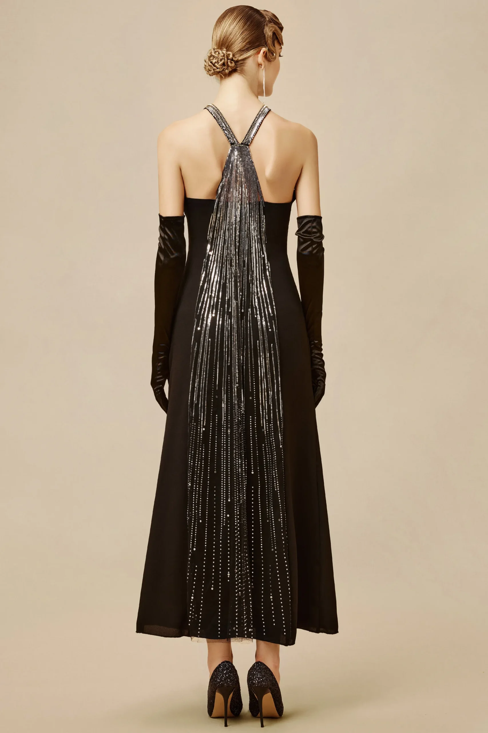 BABEYOND Evening Dresses | Formal Dresses<Surprising Geometric Beads Evening Gown