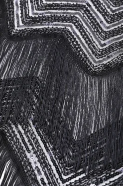 BABEYOND Shawls & Scarves | Bead<Swaying Fringe Beaded Flapper Shawl