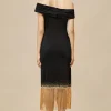 BABEYOND Evening Dresses | Formal Dresses<The Story of an Awakening Shoulder-Revealing Evening Gown