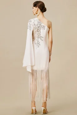 BABEYOND Formal Dresses | Wedding Dresses<The Story of an Awakening Fringe Crepe Evening Gown
