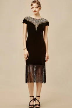 BABEYOND Evening Dresses | Fringe<The Story of an Awakening Art Deco Formal Dress