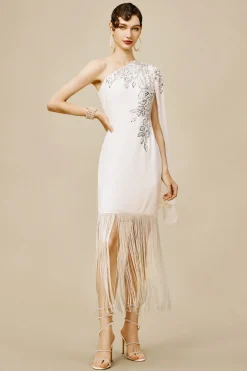 BABEYOND Formal Dresses | Wedding Dresses<The Story of an Awakening Fringe Crepe Evening Gown