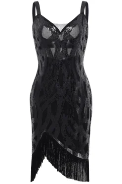 BABEYOND Festivals | Fringe<Thick Strap Sheer Scoop Neck Dress