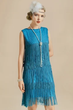 BABEYOND Flapper Dresses | Fringe<Tiered Tassel Vintage Gatsby Dress