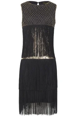 BABEYOND Flapper Dresses | Fringe<Tiered Tassel Vintage Gatsby Dress