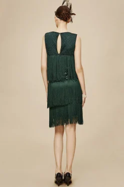 BABEYOND Flapper Dresses | Fringe<Tiered Tassel Vintage Gatsby Dress