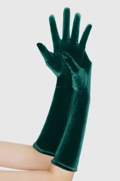 BABEYOND Gloves<15" Velvet Stretchy Opera Party Gloves