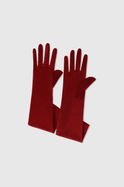 BABEYOND Gloves<15" Velvet Stretchy Opera Party Gloves