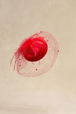 BABEYOND Fascinators<Vintage Feather Veil Flapper Fascinator