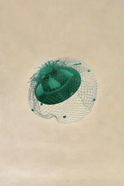 BABEYOND Fascinators<Vintage Feather Veil Pillbox Fascinator