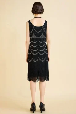 BABEYOND Flapper Dresses | Wedding Dresses<Vintage Geometric H-line Flapper Dress