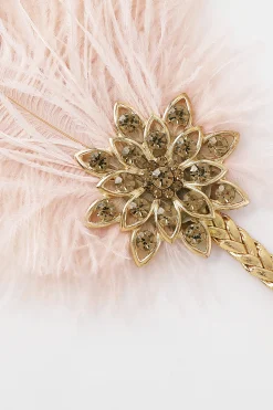 BABEYOND Feather | Rhinestone<Vintage Ostrich Feather Headband