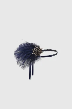 BABEYOND Feather | Rhinestone<Vintage Ostrich Feather Headband