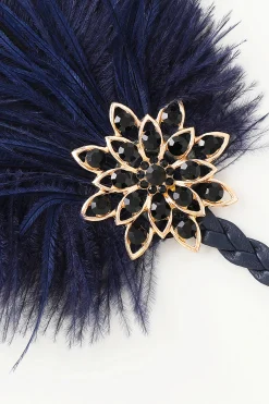 BABEYOND Feather | Rhinestone<Vintage Ostrich Feather Headband