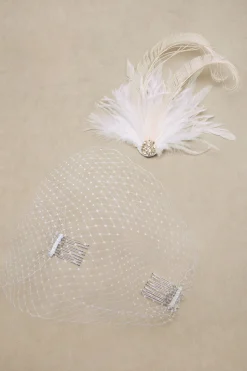 BABEYOND Fascinators | Vintage<Vintage Peacock Tea Party Fascinator