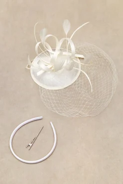 BABEYOND Fascinators<Vintage Pillbox Veil Cocktail Fascinator