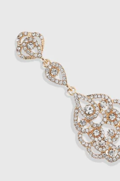BABEYOND Earrings | Vintage<Vintage Rhinestone Chandelier Earrings