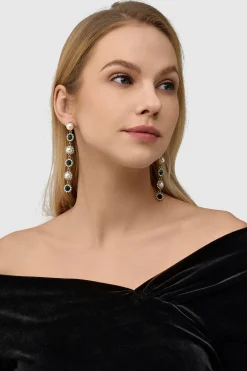 BABEYOND Earrings | Vintage<Vintage Two Tone Crystal Pearl Earrings