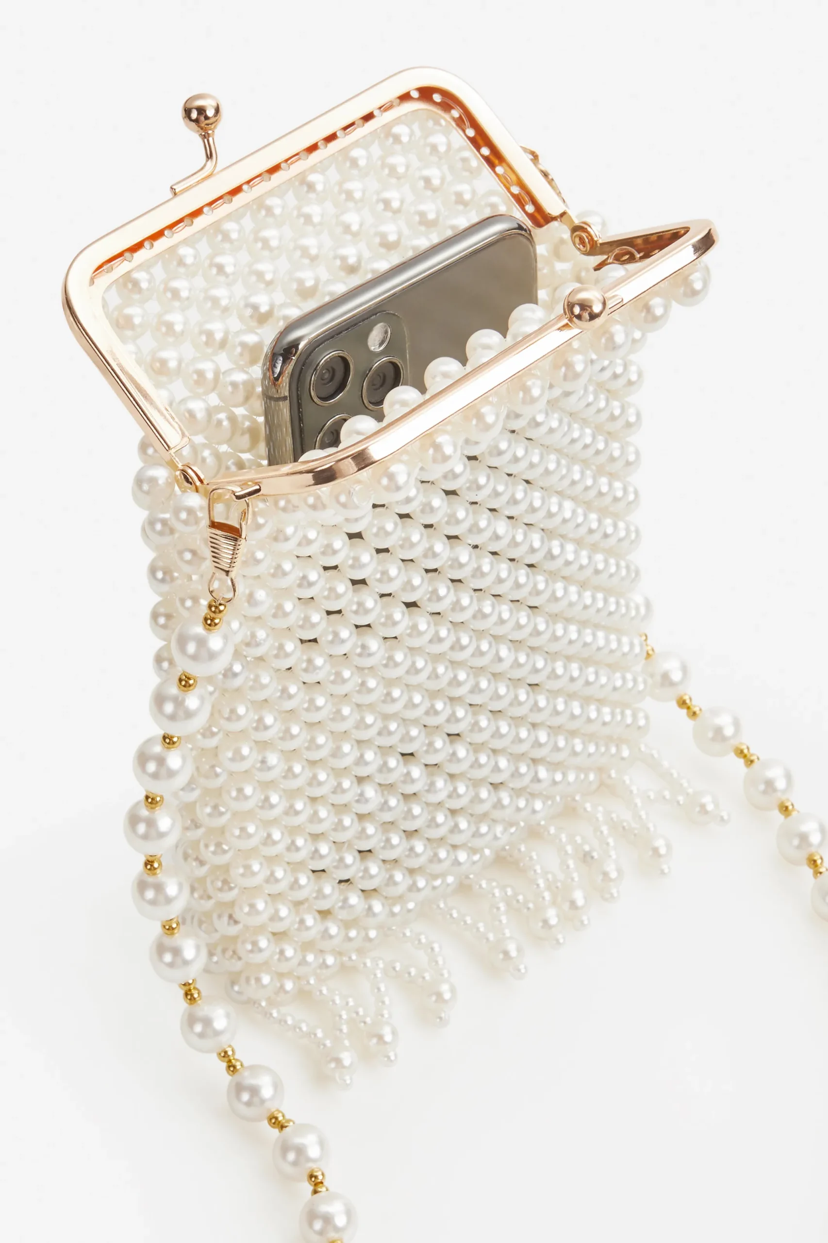 BABEYOND Handbags | Vintage<Vintage White Pearl Evening Clutch
