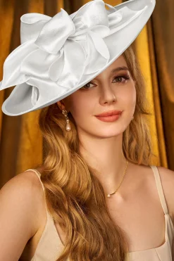 BABEYOND Fascinators<Wide Brim Floral Race Day Fascinator