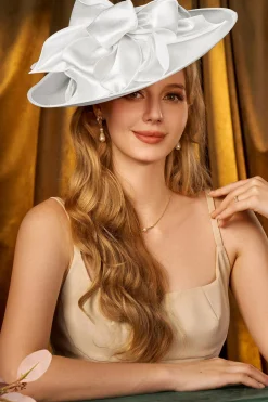 BABEYOND Fascinators<Wide Brim Floral Race Day Fascinator