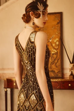 BABEYOND Flapper Dresses | Sequin<Zouzou Art Deco Flapper Dress
