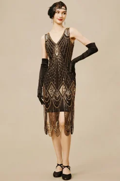 BABEYOND Flapper Dresses | Sequin<Zouzou Art Deco Flapper Dress