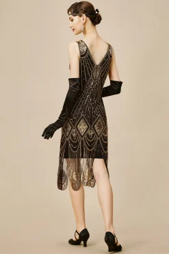 BABEYOND Flapper Dresses | Sequin<Zouzou Art Deco Flapper Dress