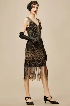 BABEYOND Flapper Dresses | Sequin<Zouzou Art Deco Flapper Dress