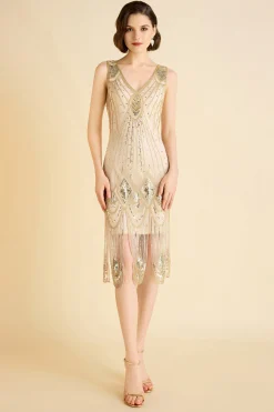 BABEYOND Flapper Dresses | Sequin<Zouzou Art Deco Flapper Dress