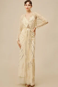 BABEYOND Party | Evening Dresses<Zouzou Crystal-Encrusted Evening Gown