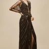 BABEYOND Plus Size<Zouzou Crystal-Encrusted Plus Size Evening Gown